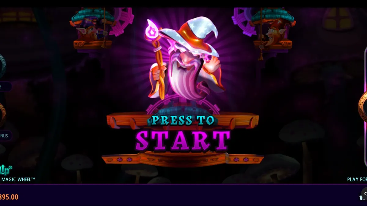 Tampilan layar permainan slot Fire Gnomes 2 Magic Wheel pada perangkat seluler